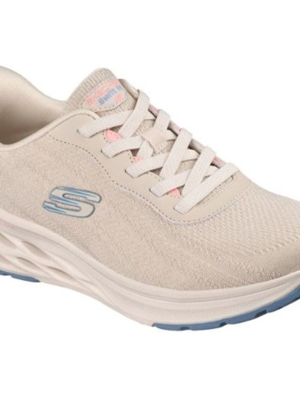 Skechers Women's Glide-Lite Swift Fit Sneaker, Natural Size 8.5, NIB